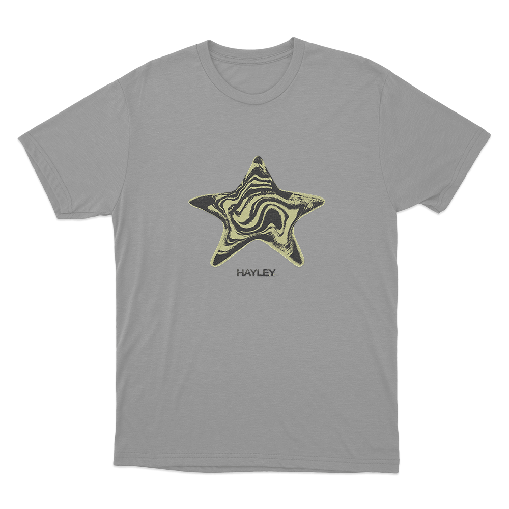 Hayley Star Unisex T Shirt Grey Hayley Star Unisex T Shirt Grey