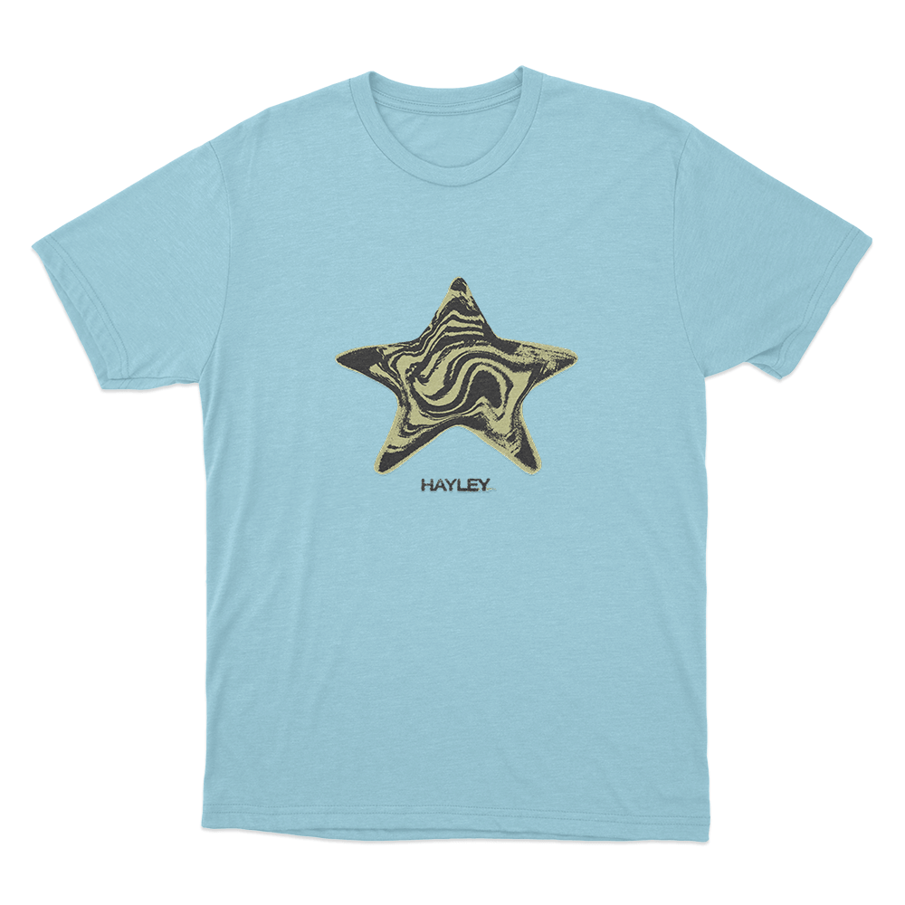 Hayley Star Unisex T Shirt Sky Blue Hayley Star Unisex T Shirt Sky Blue