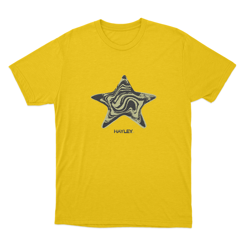Hayley Star Unisex T Shirt Yellow Hayley Star Unisex T Shirt Yellow