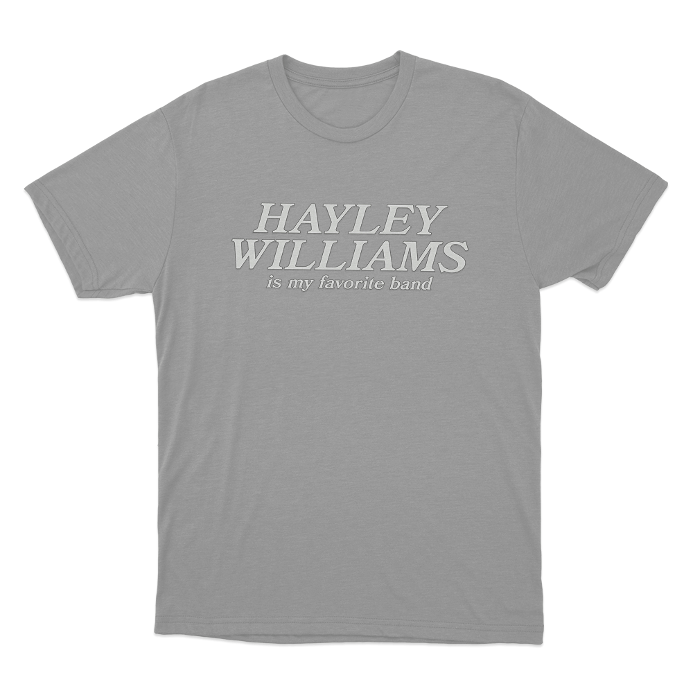 My Favorite Band Unisex T Shirt Grey My Favorite Band Unisex T Shirt Grey