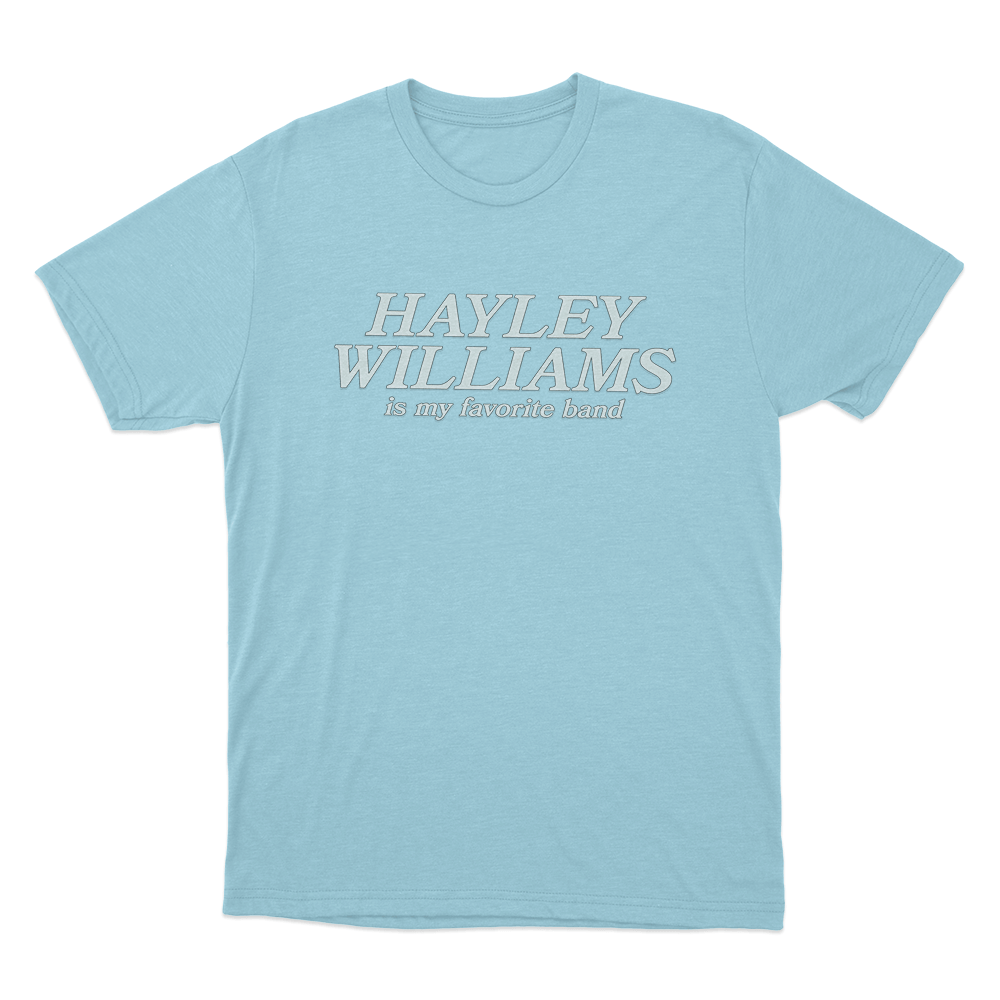 My Favorite Band Unisex T Shirt Sky Blue My Favorite Band Unisex T Shirt Sky Blue