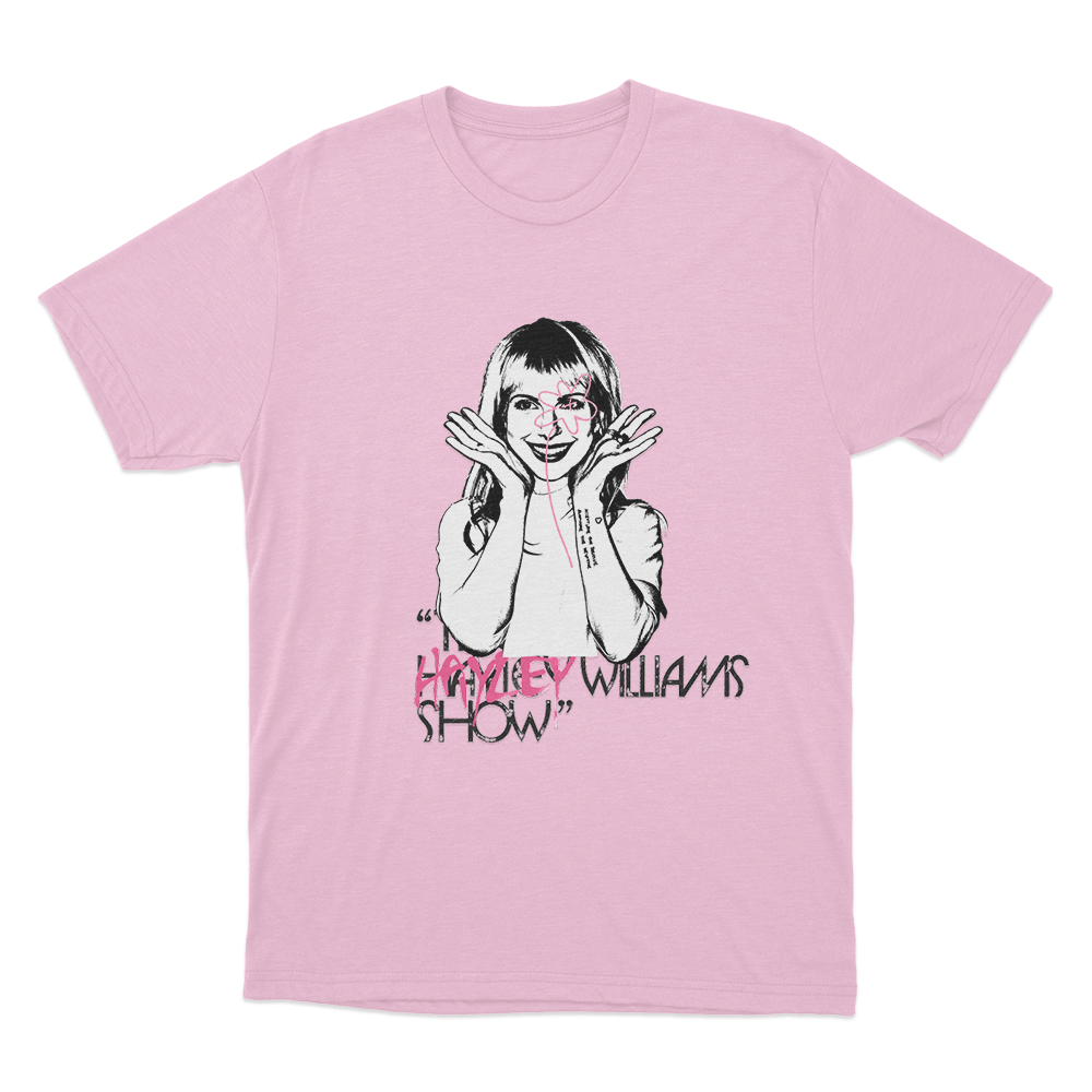 The Hayley Williams Show Portrait Unisex (2) T Shirt Pink The Hayley Williams Show Portrait Unisex 2 T Shirt Pink