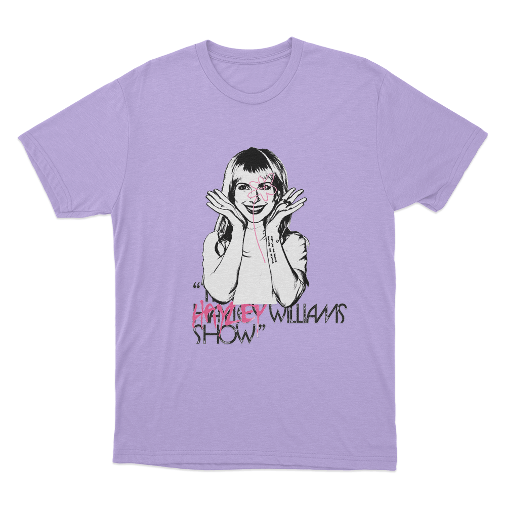 The Hayley Williams Show Portrait Unisex (2) T Shirt Purple The Hayley Williams Show Portrait Unisex 2 T Shirt Purple