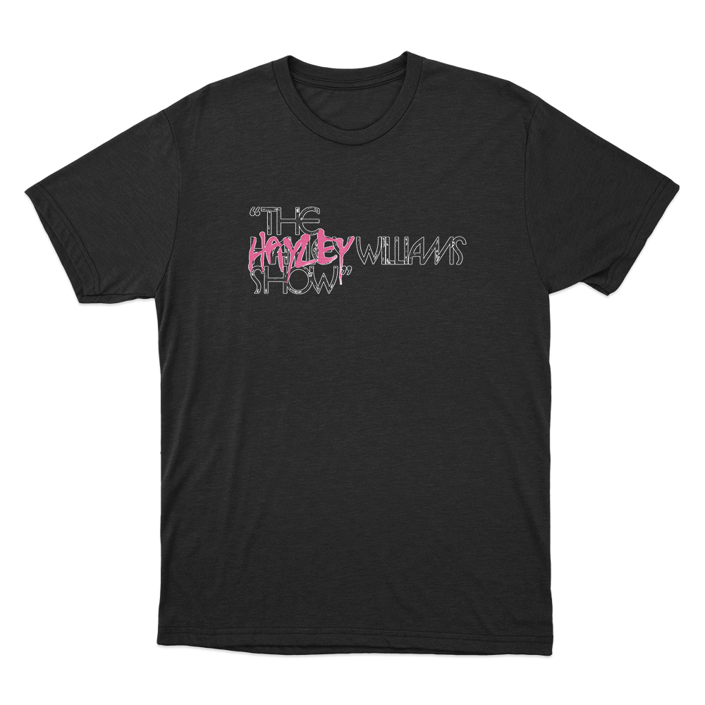 The Hayley Williams Show Portrait Unisex T Shirt Black The Hayley Williams Show Portrait Unisex T Shirt Black