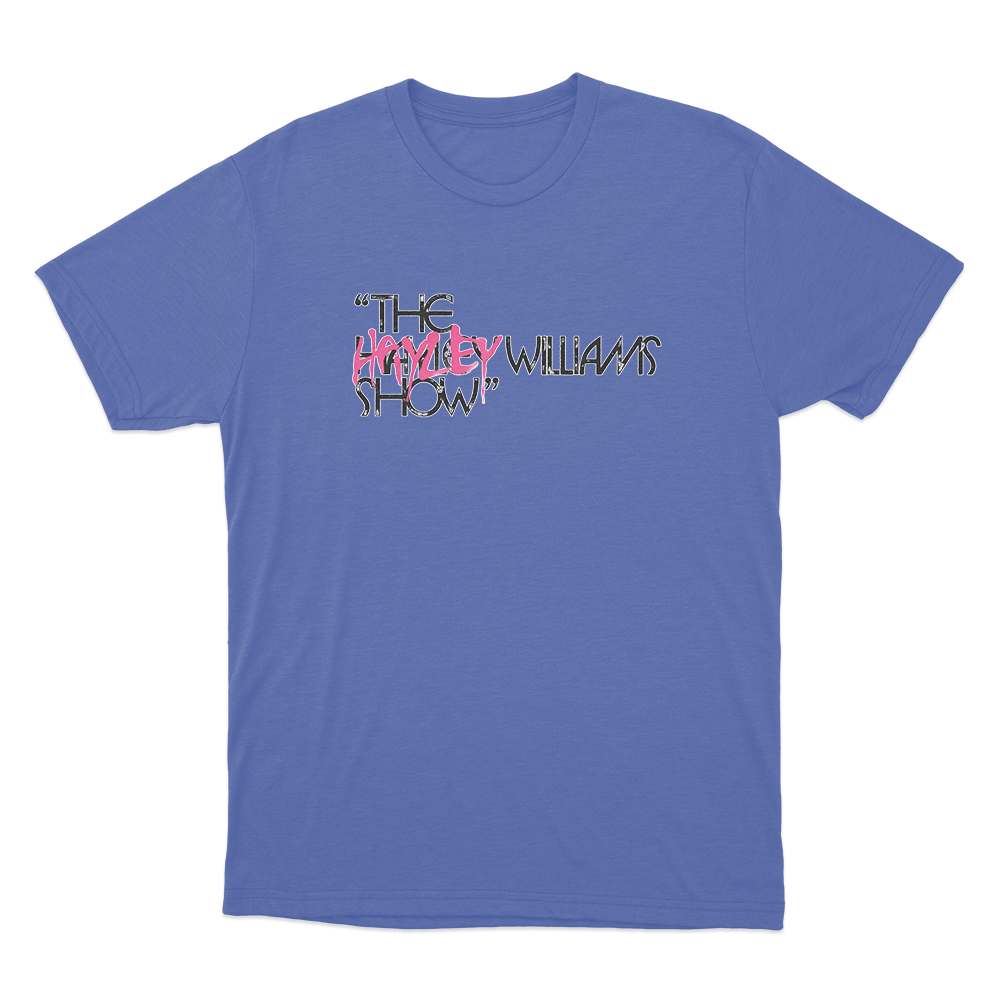 The Hayley Williams Show Portrait Unisex T Shirt Blue The Hayley Williams Show Portrait Unisex T Shirt Blue