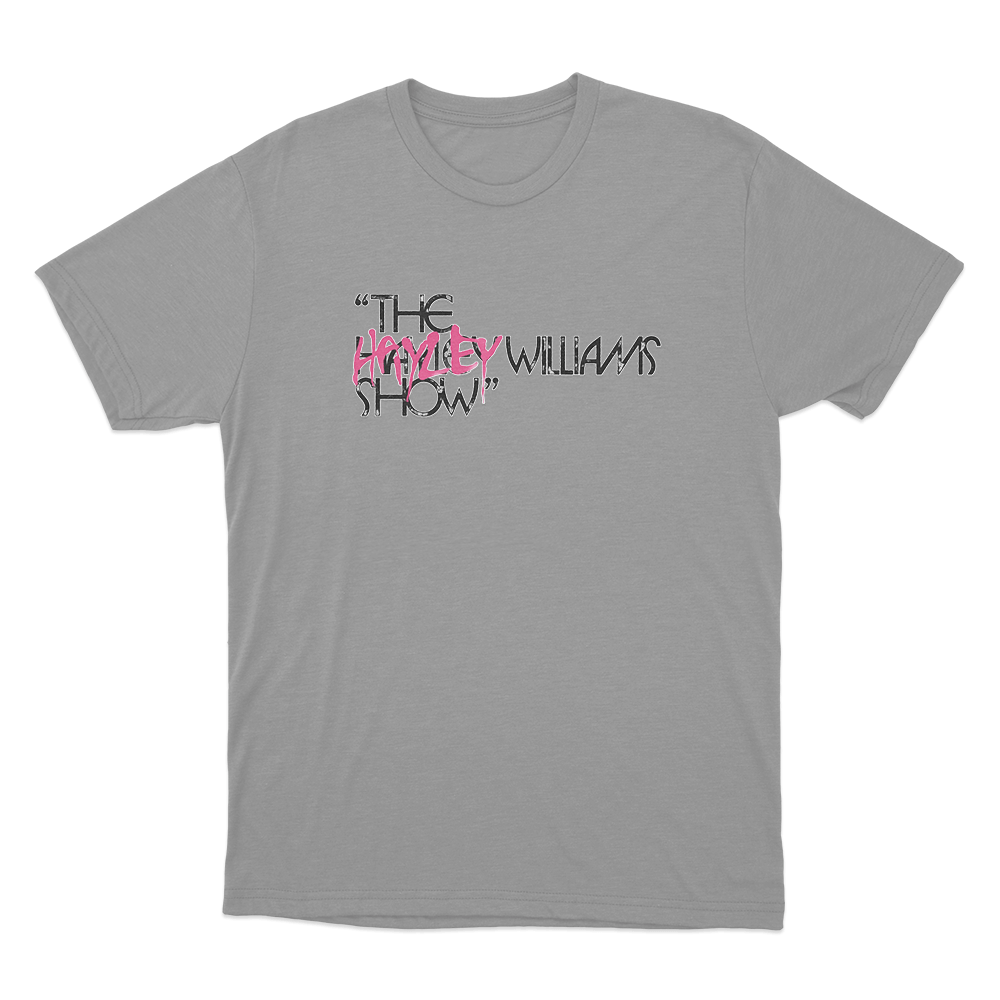 The Hayley Williams Show Portrait Unisex T Shirt Grey The Hayley Williams Show Portrait Unisex T Shirt Grey