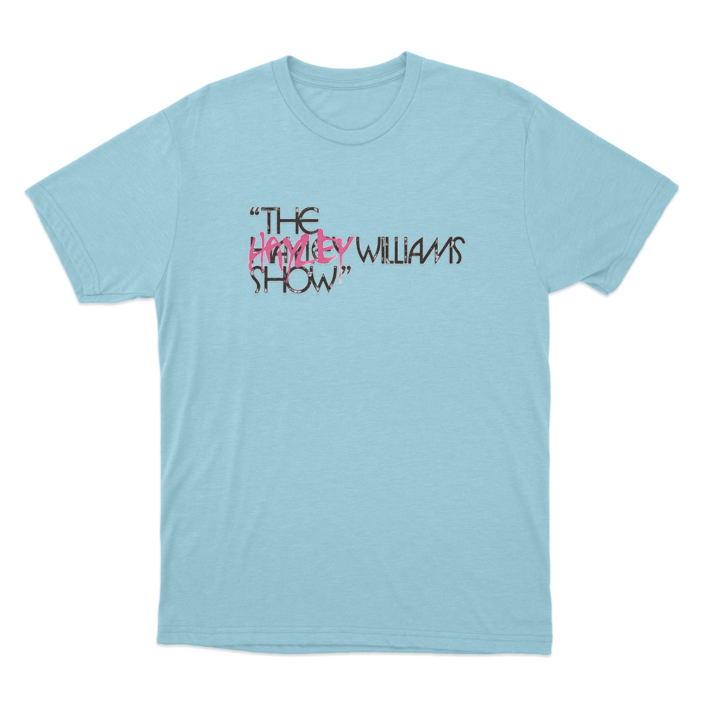 The Hayley Williams Show Portrait Unisex T Shirt Sky Blue The Hayley Williams Show Portrait Unisex T Shirt Sky Blue